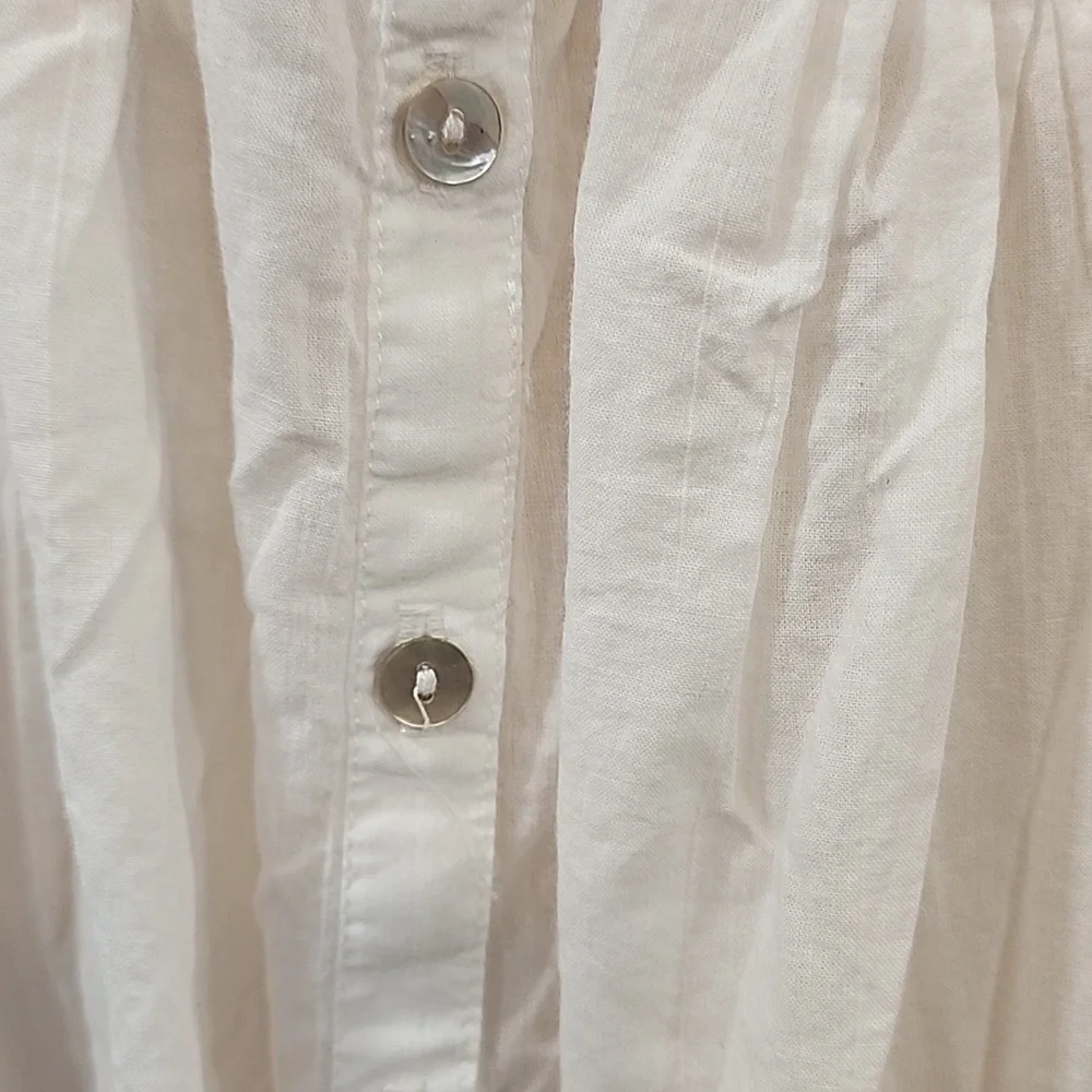 Queen Anne's Lace By Eileen West Elegant White Lace-Trimmed Nightgown - Picture 5 of 15